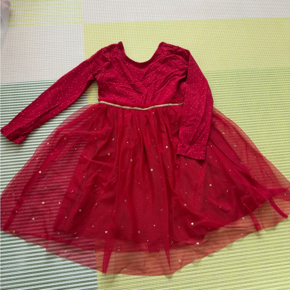 Hanna Andersson Sparkling Red Dress